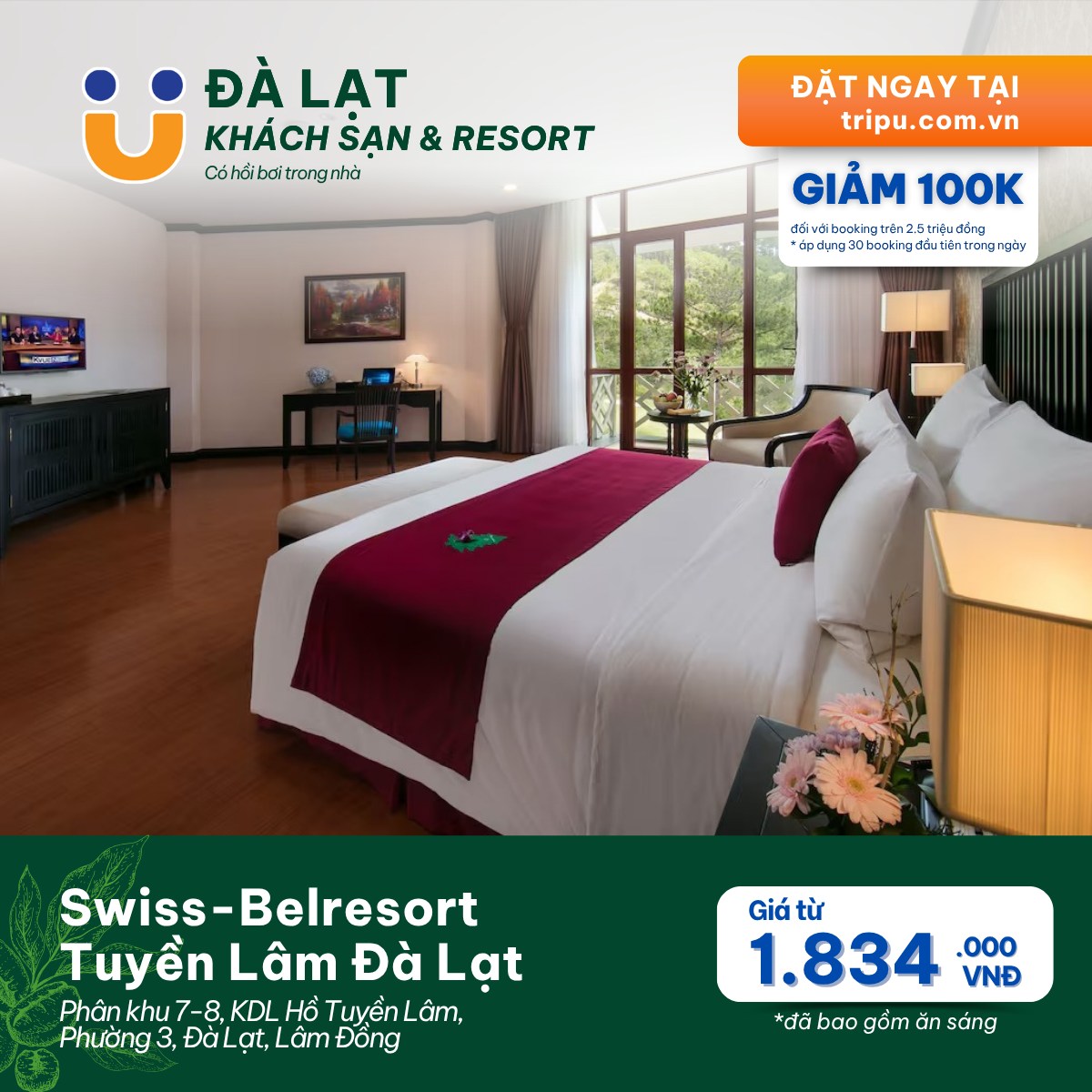 Swiss-Belresort Tuyền Lâm Đà Lạt