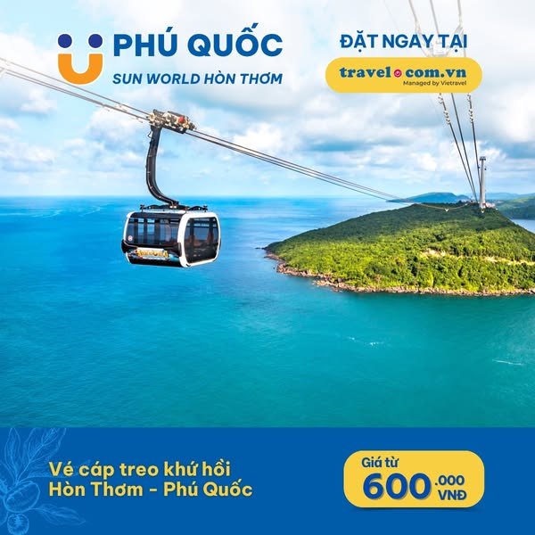 Vé cáp treo Hòn Thơm