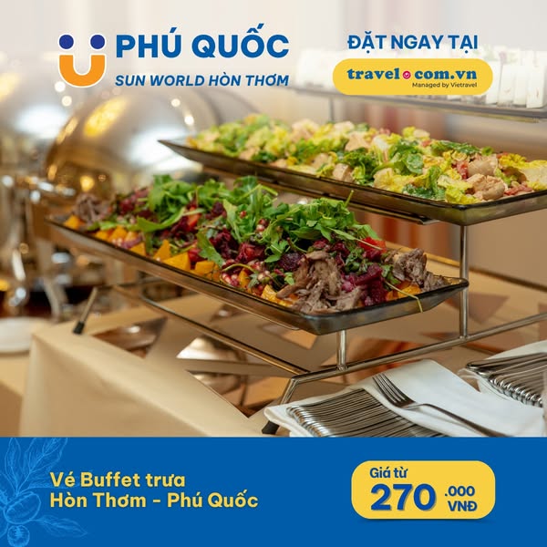 Vé buffet trưa Hòn Thơm Phú Quốc