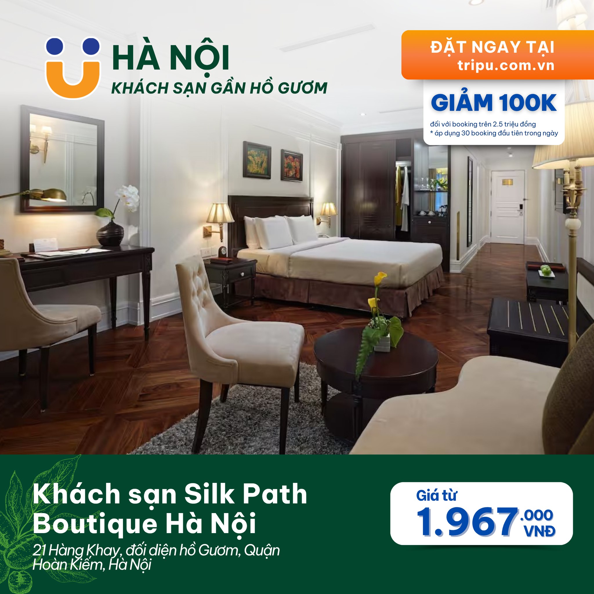 Khách sạn Silk Path Boutique Hà Nội