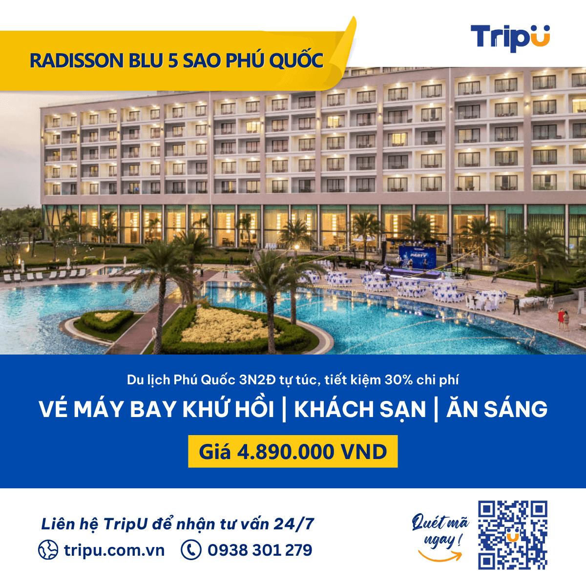 Combo Radisson Blu 5 sao Phú Quốc