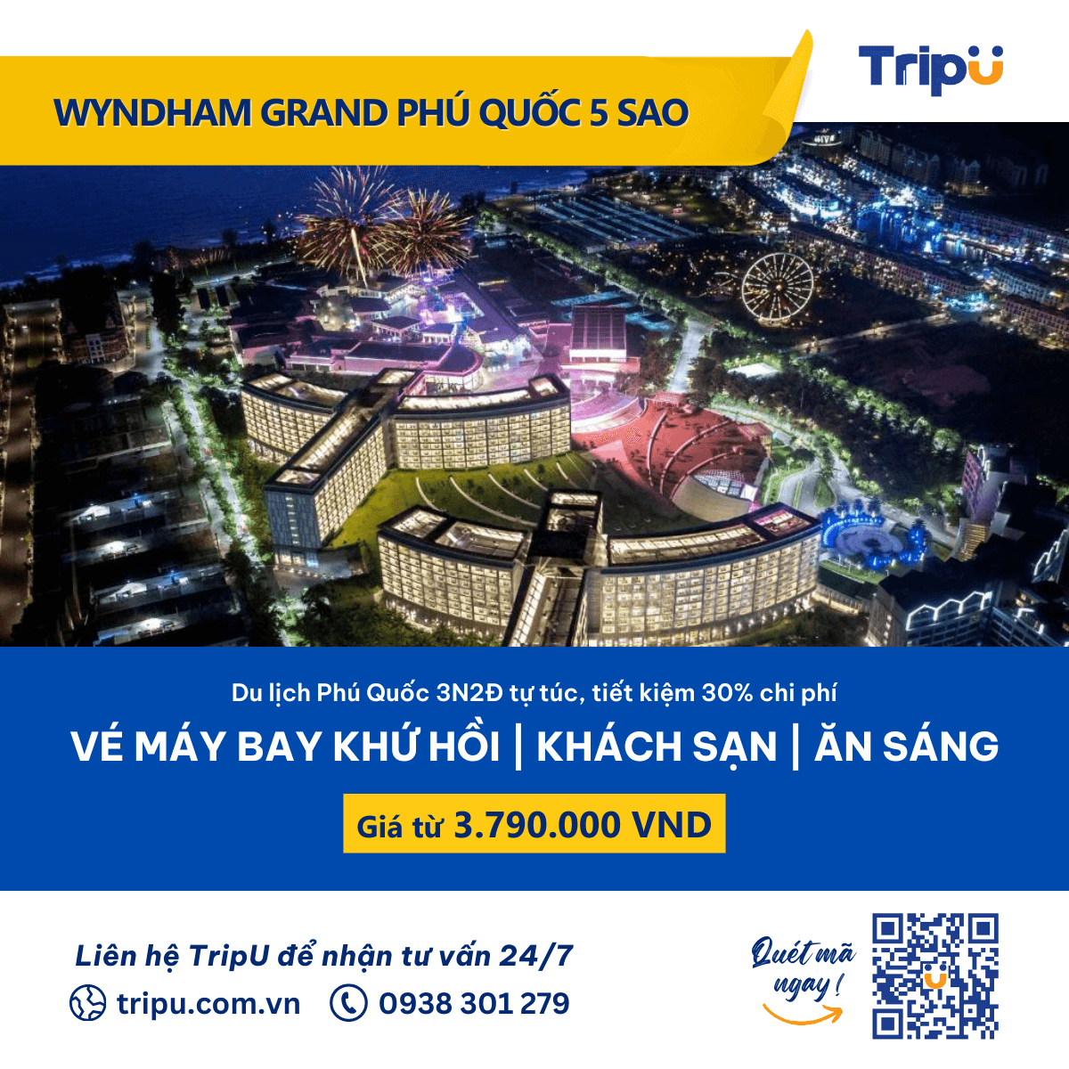 Combo Wyndham Grand Phú Quốc 5 sao