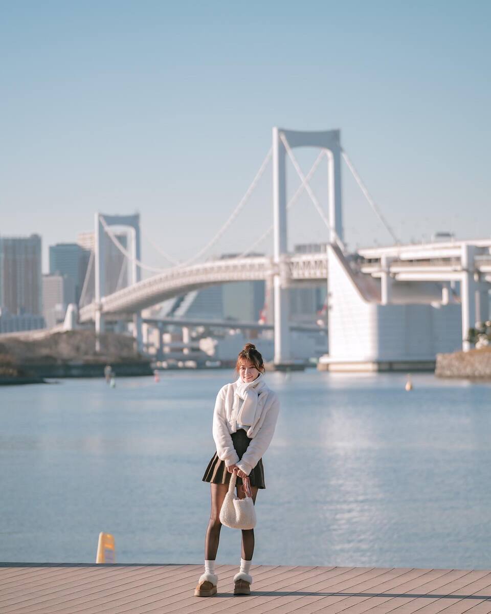 Cầu Rainbow nối liền Tokyo và Odaiba