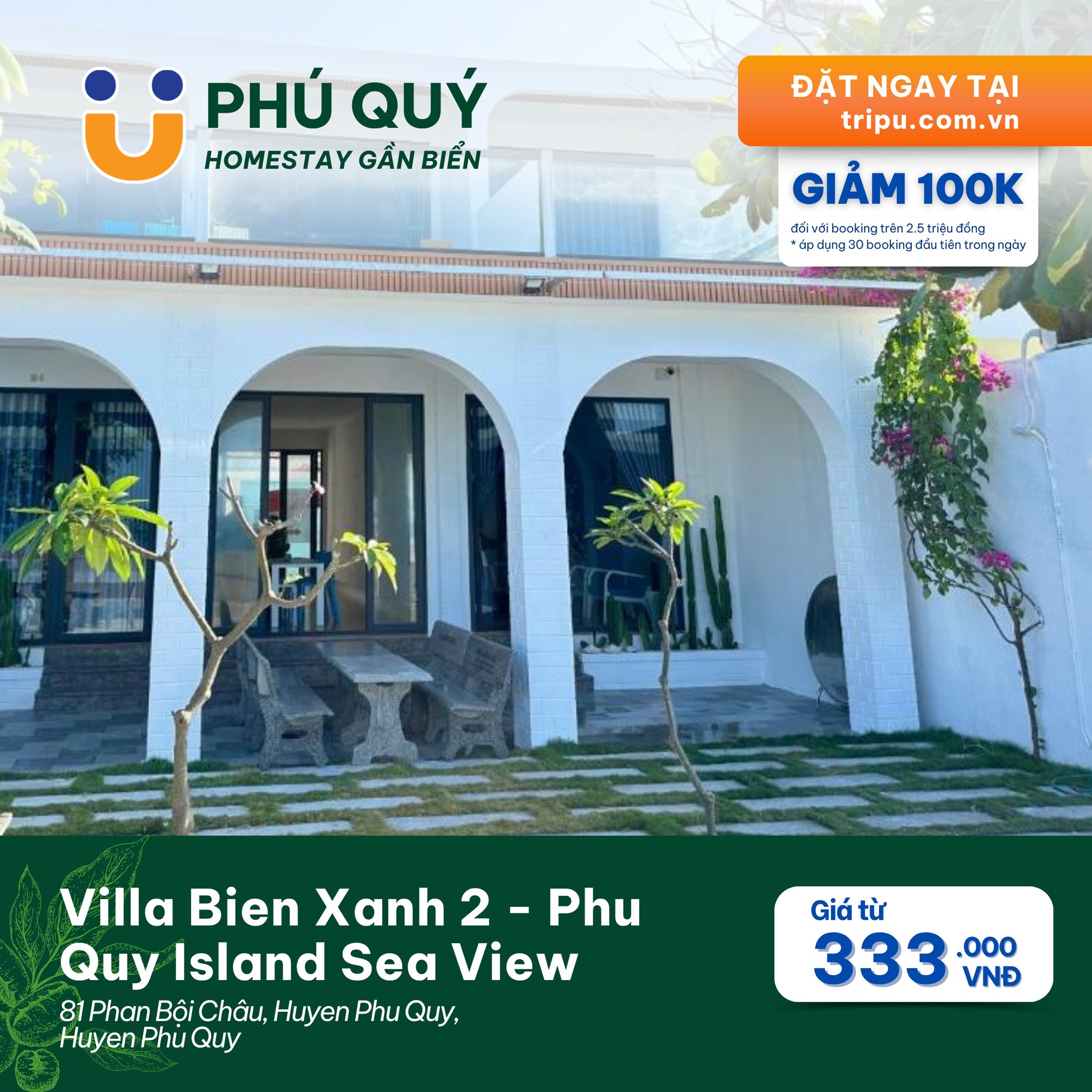 Villa Bien Xanh 2 - Phu Quy Island Sea View