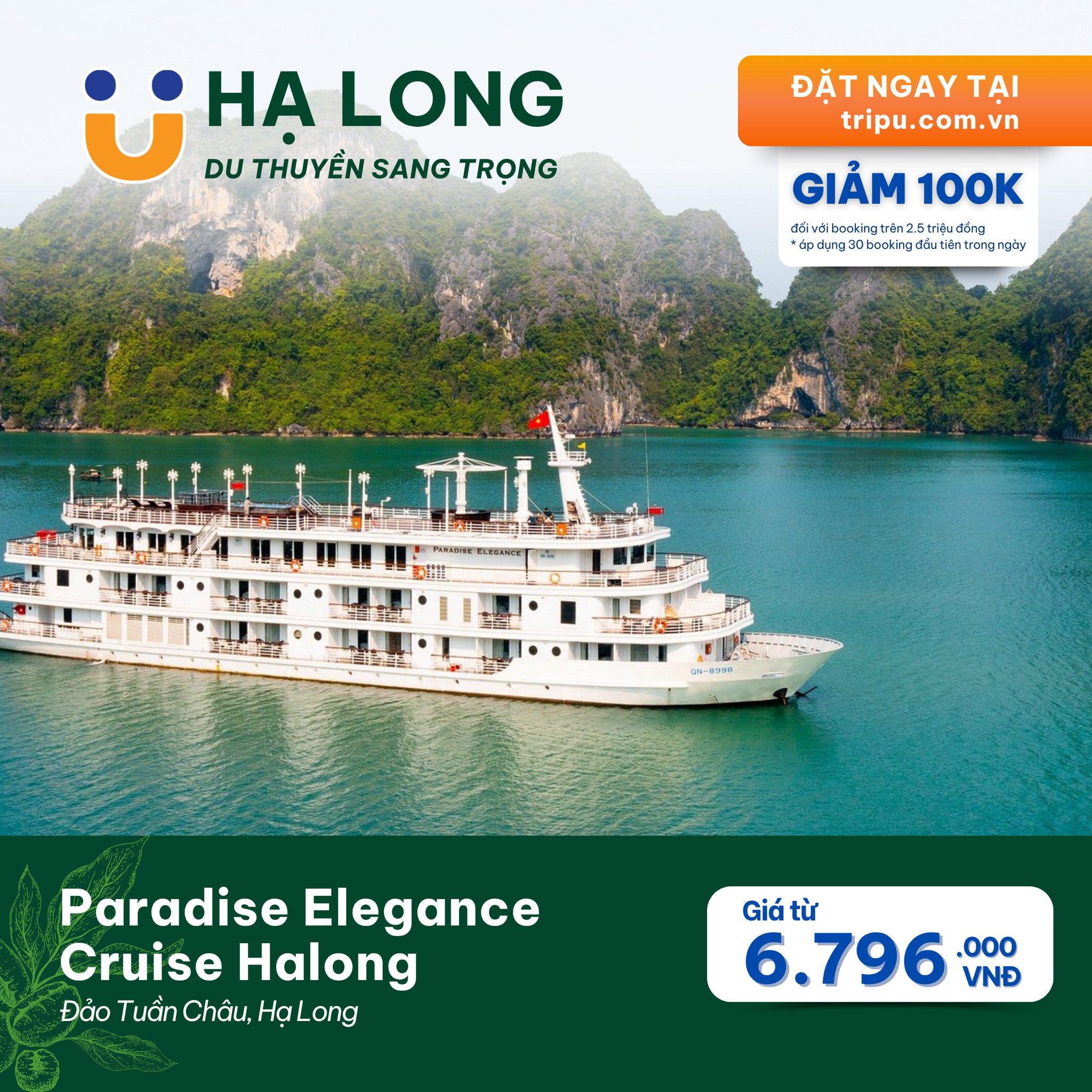 Paradise Elegance Cruise Halong