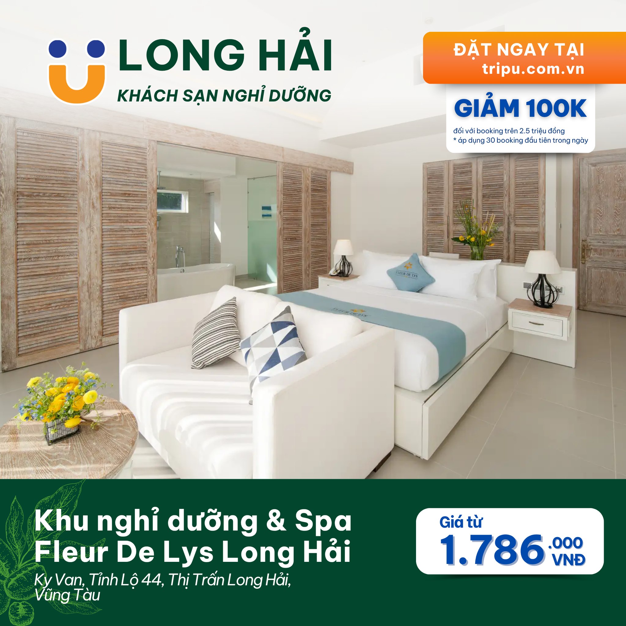 Khu nghỉ dưỡng & Spa Fleur De Lys Long Hải