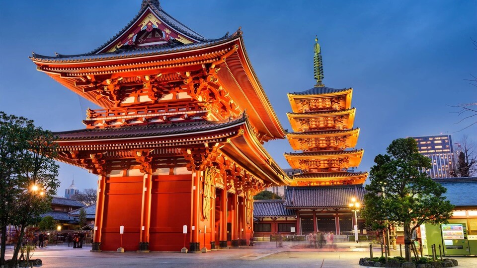 Kiến trúc đền Asakusa Kannon