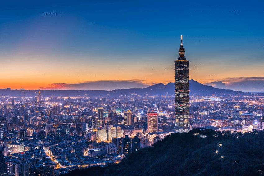 Tháp Taipei 101 đứng sừng sững giữa lòng Đài Bắc nhộn nhịp (Nguồn hình: Sưu tầm)