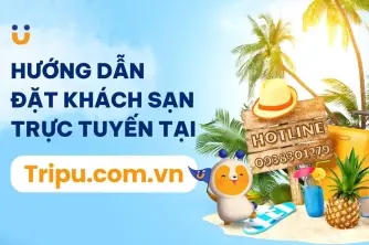 Hướng dẫn đặt khách sạn trực tuyến trên website của TripU