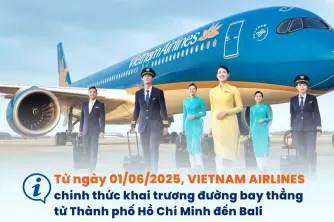 Bay thẳng Bali Vi vu như ý cùng Vietnam Airlines