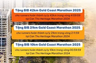 CHINH PHỤC THÀNH TÍCH - NHẬN NGAY TẤM BIB GOLD COAST MARATHON 2025