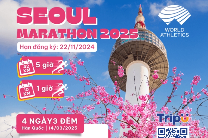 Tour Seoul Marathon 2025 - mở bán “siêu phẩm” chạy bộ lâu đời nhất châu Á