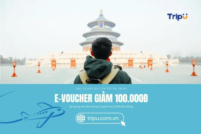 E-voucher giảm giá vé máy bay hè 2025 - săn vé rẻ tại TripU