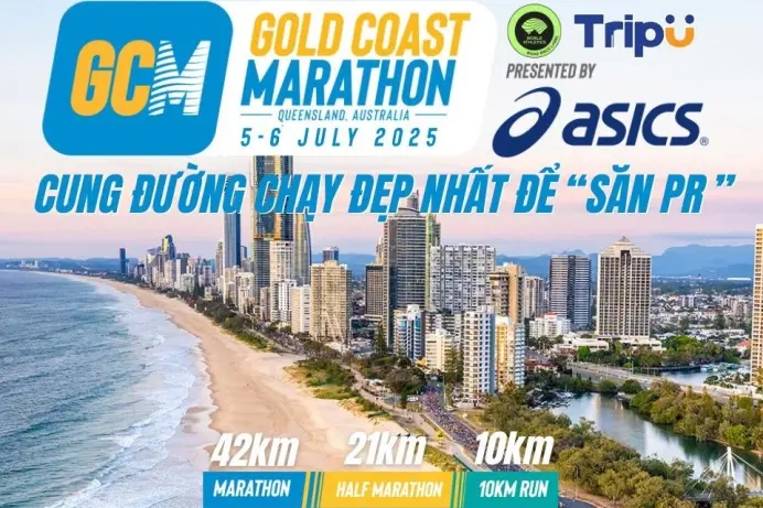 GOLD COAST MARATHON 2025: CHINH PHỤC CUNG ĐƯỜNG CHẠY RỰC RỠ NHẤT QUEENSLAND - ÚC