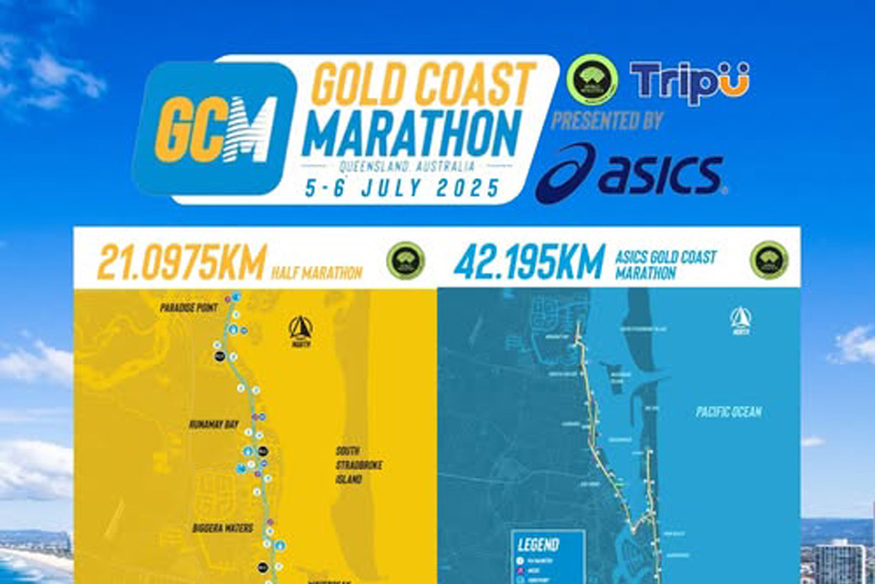 GOLD COAST MARATHON 2025: HÉ LỘ COURSE MAPS TUYỆT ĐẸP CỦA HAI CỰ LY FM